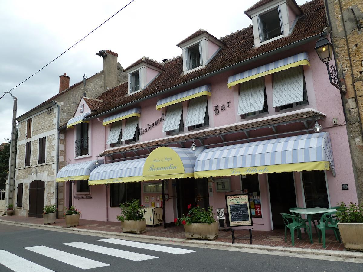 Auberge Les Tilleuls Hotel Vincelottes Bagian luar foto